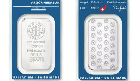 Buy Argor Heraeus Palladium Bars