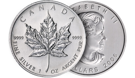 Buy Silver Maple Leafs