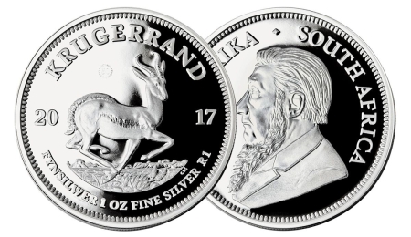 Krugerrands de Prata
