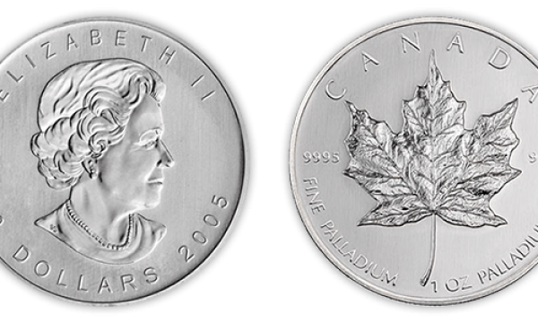 The Canadian Palladium Maple Leaf Coin - Quick Stats