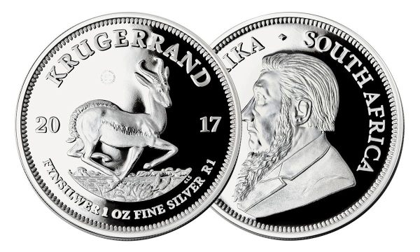 Krugerrands de Prata