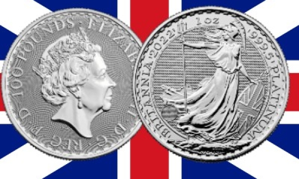Comprar monedas de platino Britannia