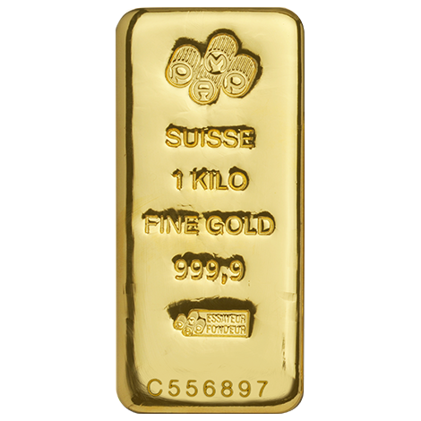 gold bar 1kg suisse pamp cast bars bullion kilogram kg goldsilver silver price investment central lbma delivery good market its