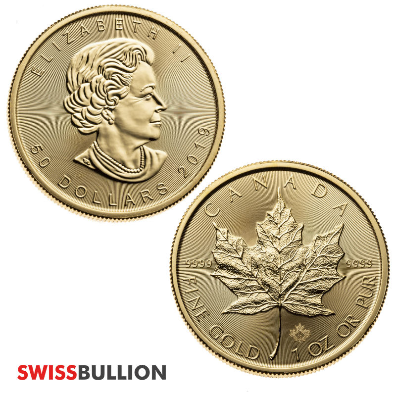 1 Ounce 2019 Maple Leaf Gold Coin